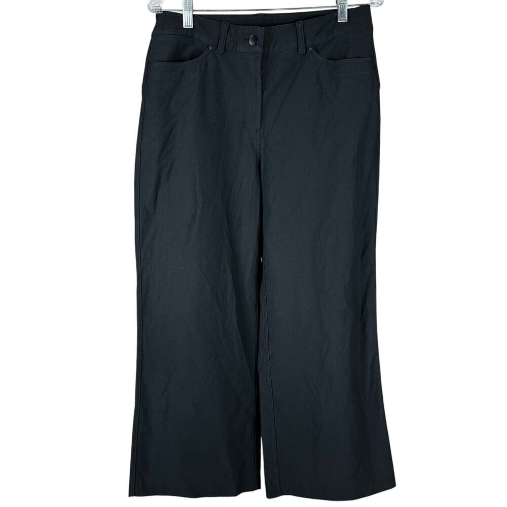 Lululemon City Sleek 5 Pocket Wide-Leg Pant Utilitech Black Women's Size 30 EUC